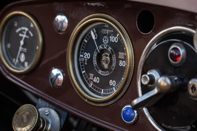 dashboard, automobile, vehicle, speedometer, ride, instrument, odometer, classic, advertisement, antique car, mercedes. Standard Mileage Rate vs. Actual Vehicle Expenses